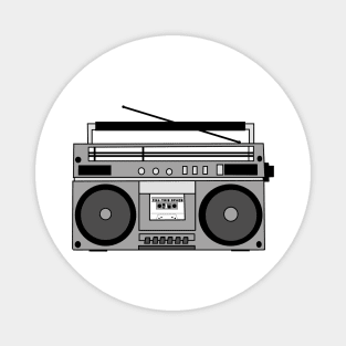 Retro Boom Box 'FILL THIS SPACE' Magnet